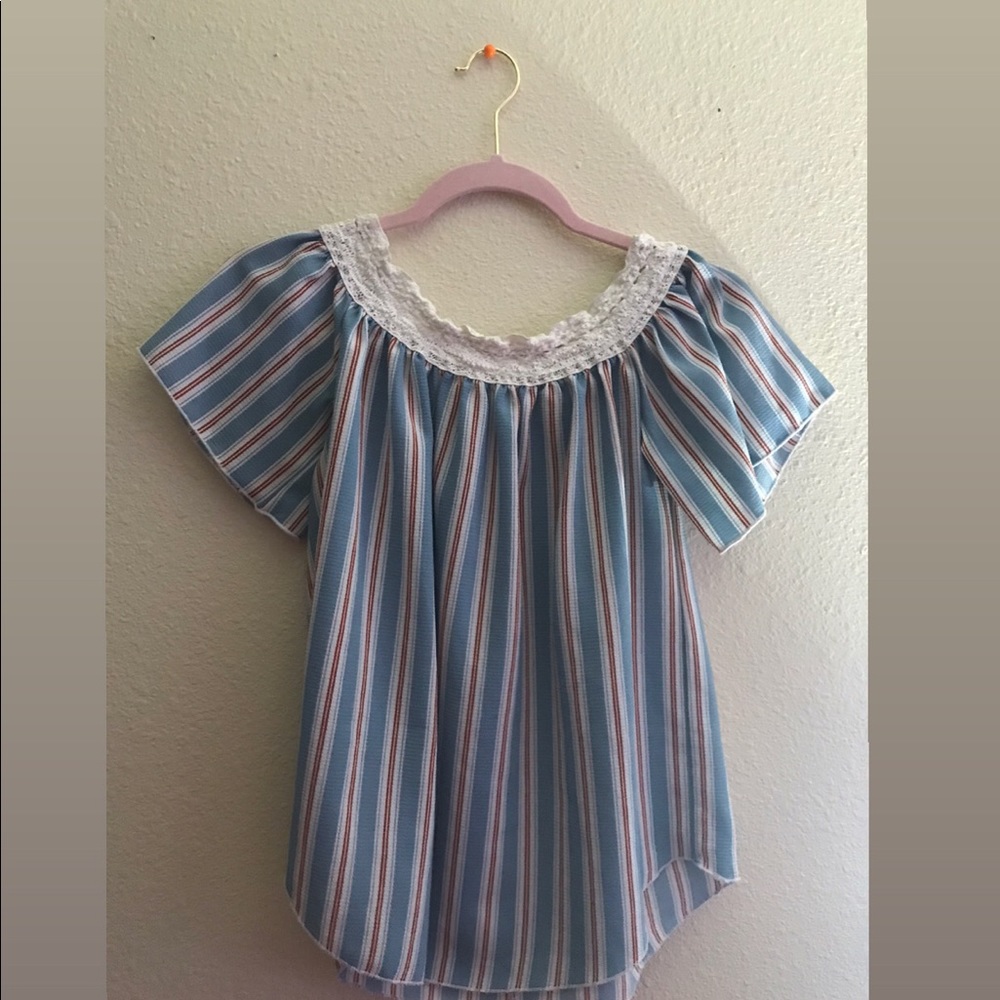 A Striped Blouse